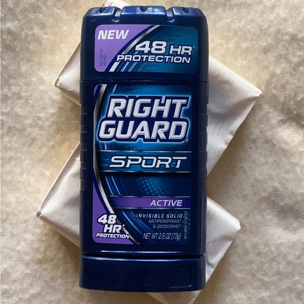 Right Guard 48hr Protection Deodorant and Bar Soap Bundle Brand New!